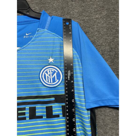 Nike 2016/17 Inter Milan Soccer Jersey Mens Size Small #7 EDDIE DRI FIT - Picture 2 of 7